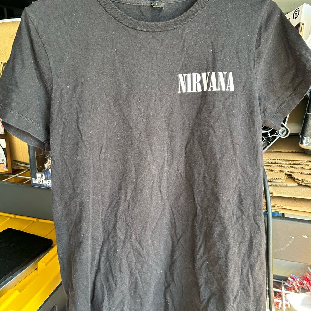 Nirvana tshirt bay island size xs as is condition